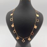 گردنبند سکه ای گل کد G106